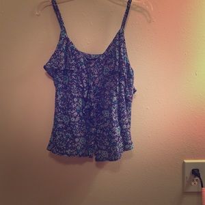Spaghetti strap tank top