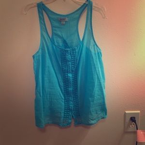 Baby blue tank top
