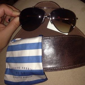 Fossil Aviator Sunglasses