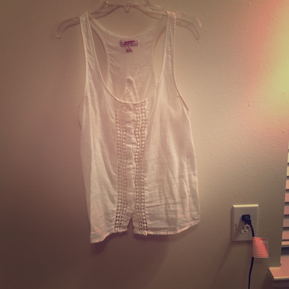 White tank top