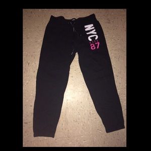 Aeropostale black sweat pants