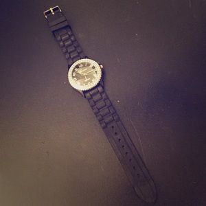 Black Geneva Watch