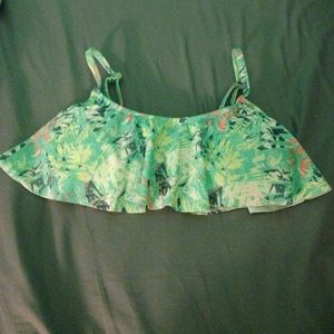 Flouncy bikini top