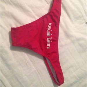 NEW Kauai Bikini red  shipwreck bottoms!! ❤️