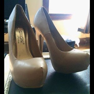 Nude heels