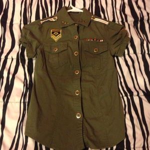 Olive green bottom up