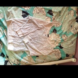 3/4 sleeve lace Wet Seal shirt.