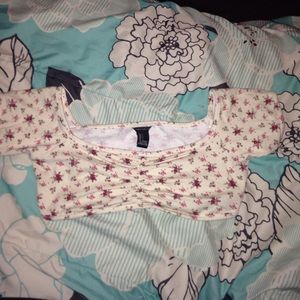 A small Forever 21 crop top.