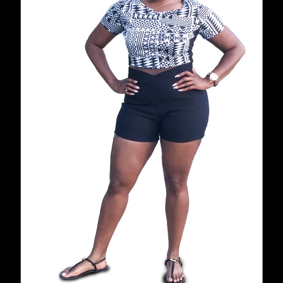 Tribal crop top 1x-3x