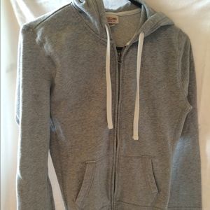 Mossimo grey zip up hoodie