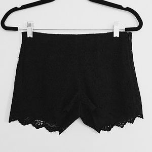 Zara - Black Lace Shorts with Lining