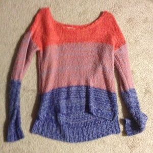 Color Panel Sweater