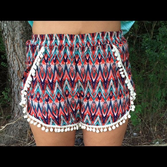Chevron Printed Shorts