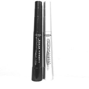 2 Loreal Telescopic mascaras in Carbon Black (New)