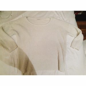 Forever 21 White Sweater and leggings!
