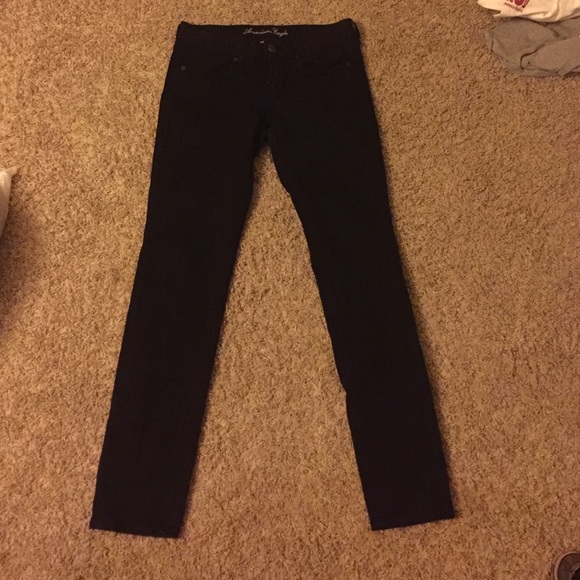 American Eagle Black skinny jeans Size 6