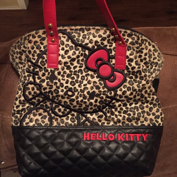 Hello kitty cheetah bag