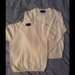 100% cashmere sweater set