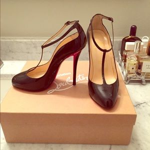 Christian Louboutin Ditassima Patent T-Strap