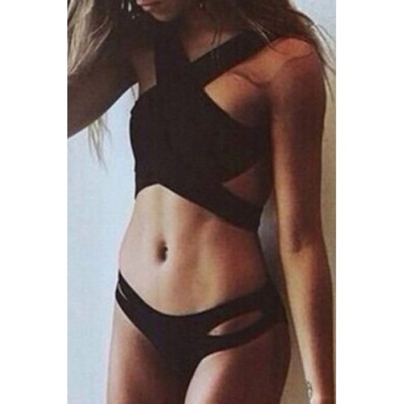 Two piece bathing suit