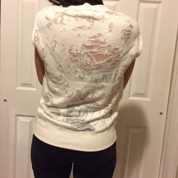 ✨ IRO muscle tee sweatshirt distressed ✨ - Picture 3 of 3