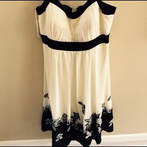 Dress Barn Collection Creme and Black Dress