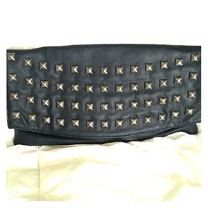 Black stone clutch
