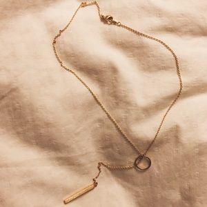 Hanging Vertical Bar Necklace