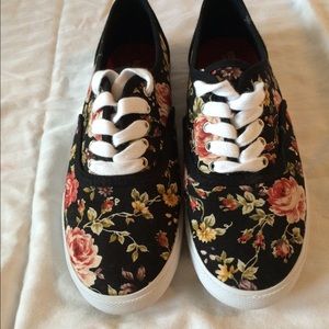 Floral shoes