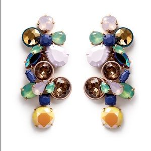 J.crew Crystal Cluster Earrings NWT