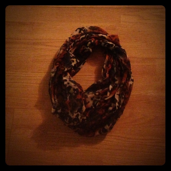Cheetah print infinity scarf