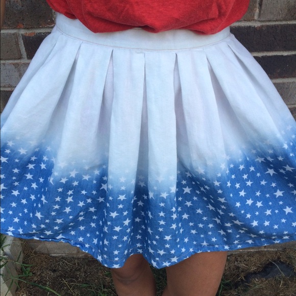 SOLD Denim Skater Skirt - Picture 4 of 4