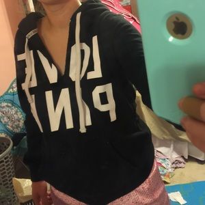 love pink V-neck hoodie💕💕