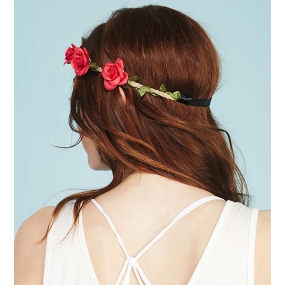 ๐HP๐NWT red braided flower headwrap - Picture 2 of 4