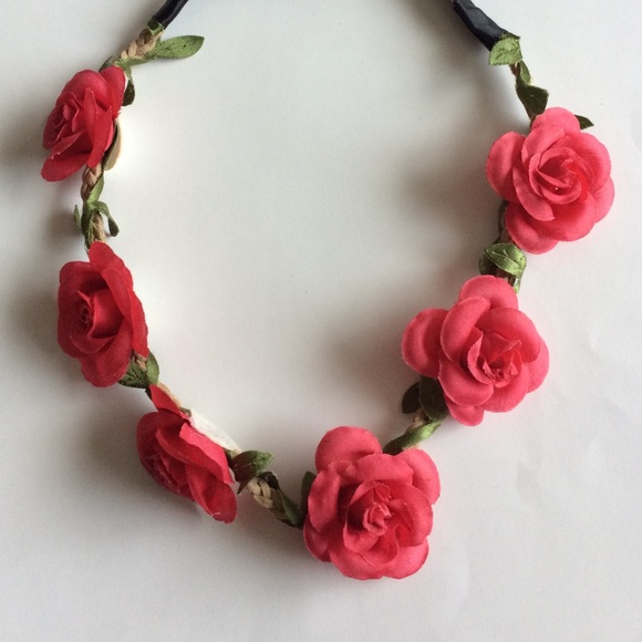 ๐HP๐NWT red braided flower headwrap - Picture 3 of 4