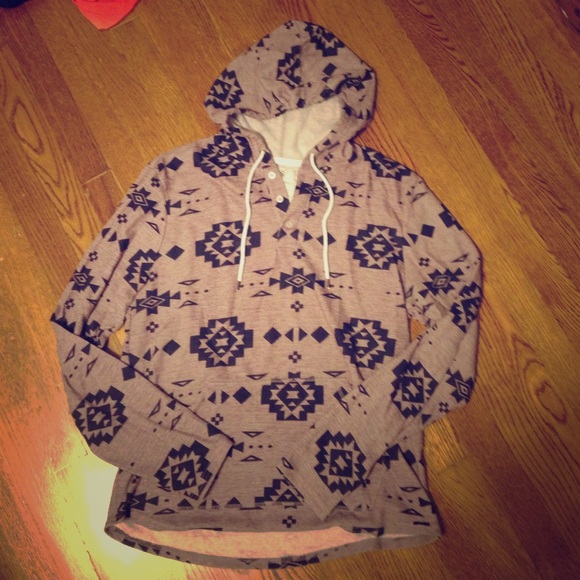 ON THE BYAS Tops - **HOLD** Aztec pullover from zumiez!