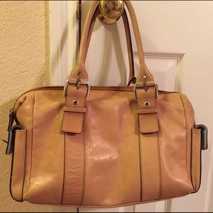 Hype Leather Satchel Handbag