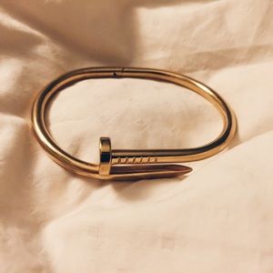 Gold Nail Bracelet