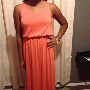 Coral Maxi Dress