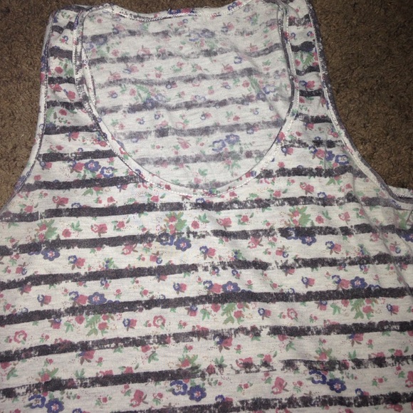 Floral tank top.
