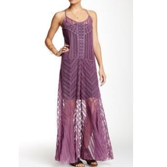 Free the People Purple Maxi Dress