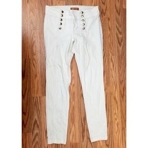 Forever 21 Denim White Pants