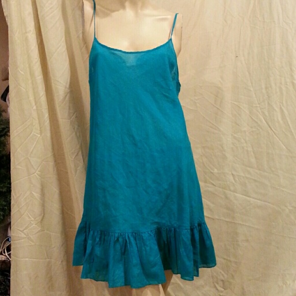 Free People Green Slip for Zen Garden Dress