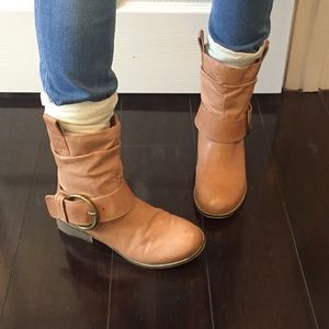 Tan Steve Madden Booties