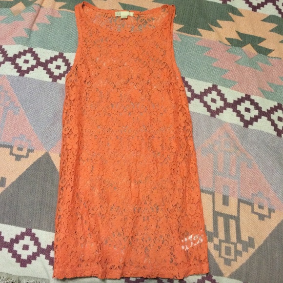 Lace mini dress