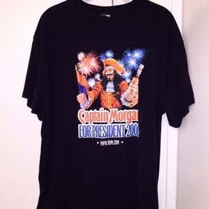 Captain Morgan's Rum Men's T-Shirt Size Large