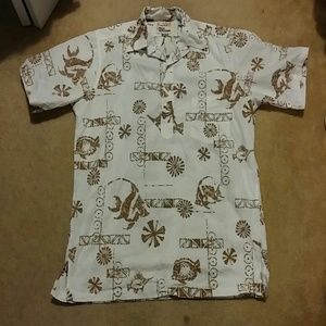 MEN'S HAWAIIAN PRiNT SHiRT