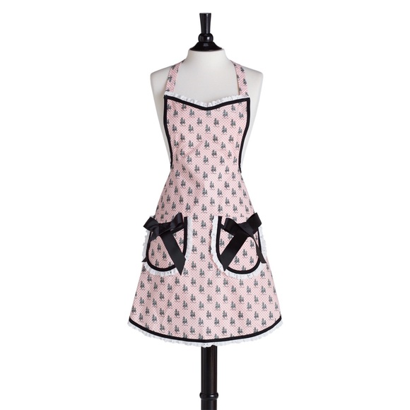 French Poodle Print Apron