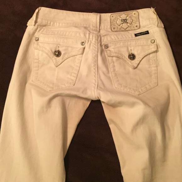 miss me white boot cut