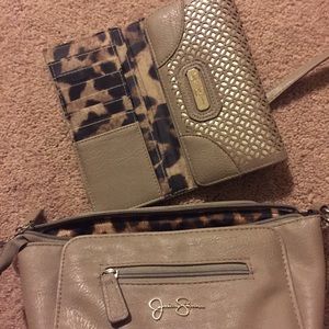 Jessica Simpson Silver Grey Wallet & Purse